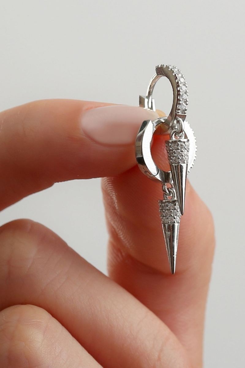 925 Ayar Gümüş Elegant Küpe