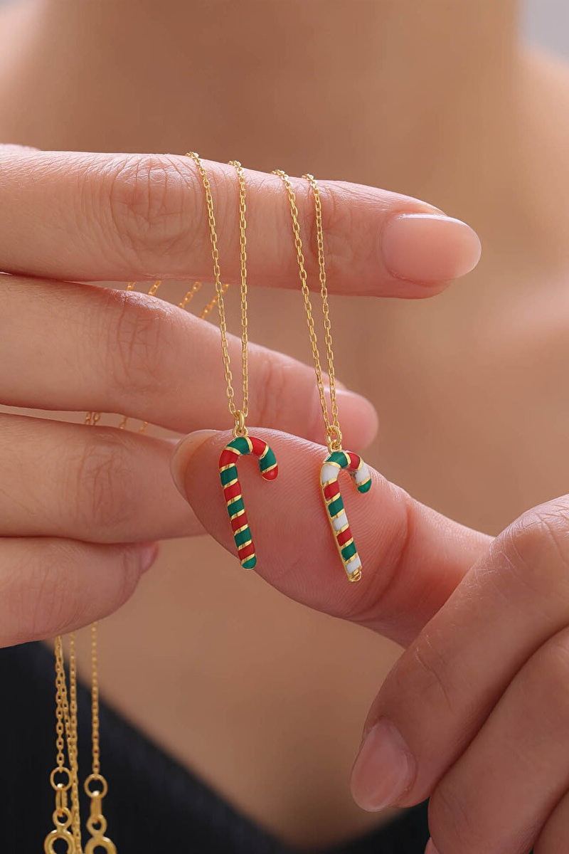 925 Ayar Gümüş Noel Charm Kolye