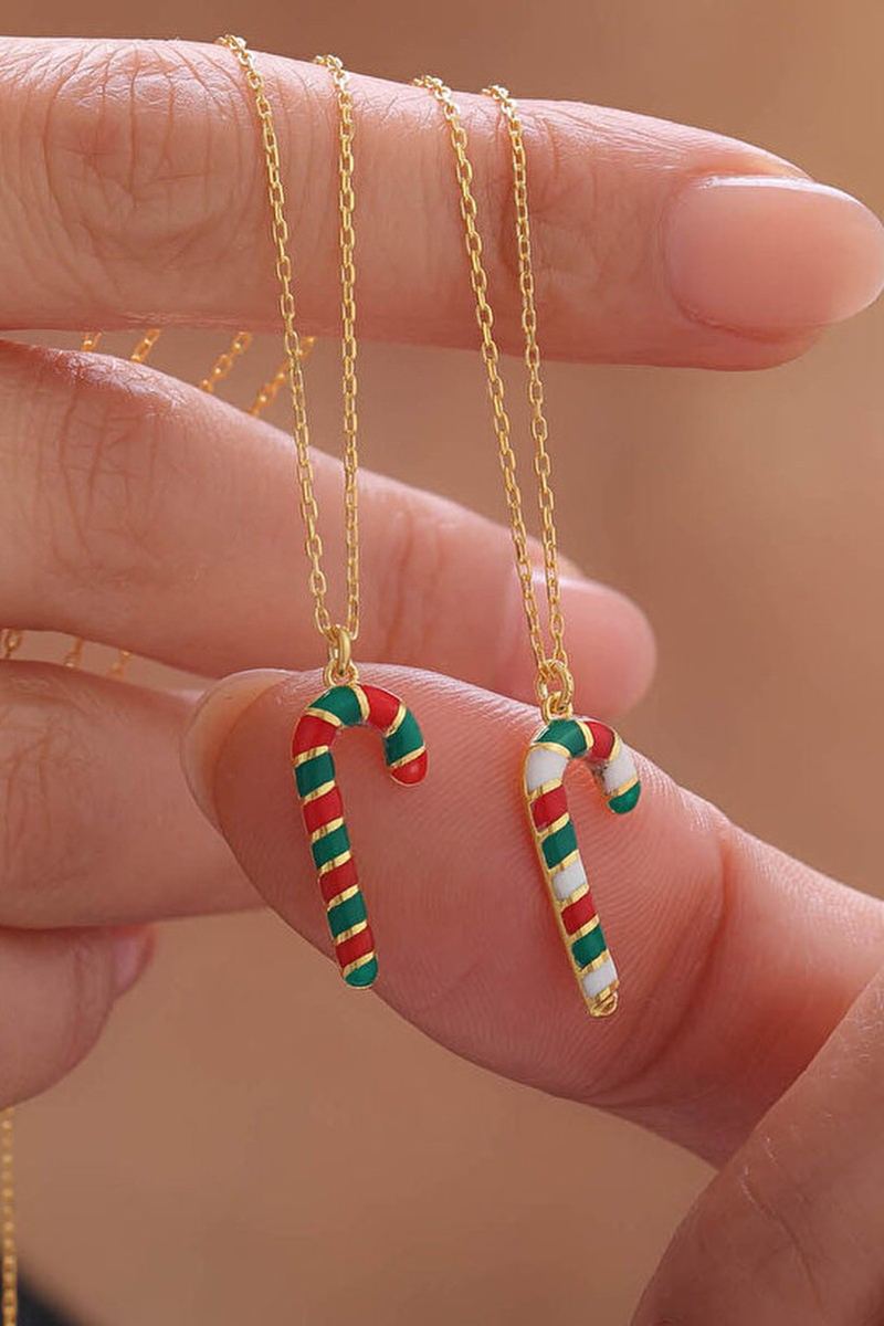925 Ayar Gümüş Noel Charm Kolye görsel 2